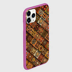 Чехол iPhone 11 Pro матовый СЛАВЯНСКАЯ СИМВОЛИКА, цвет: 3D-фиолетовый — фото 2