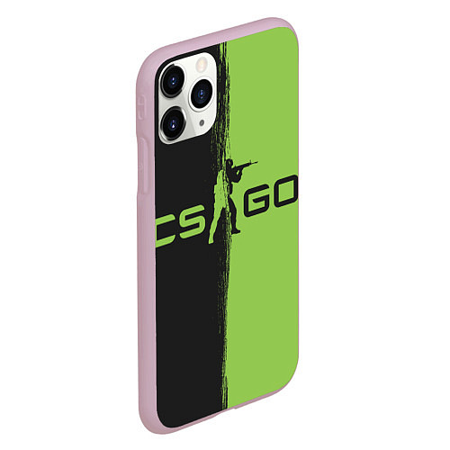 Чехол iPhone 11 Pro матовый CS GO / 3D-Розовый – фото 2