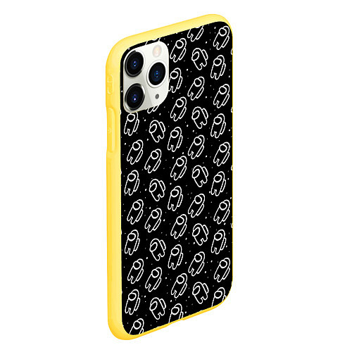 Чехол iPhone 11 Pro матовый AMONG US / 3D-Желтый – фото 2