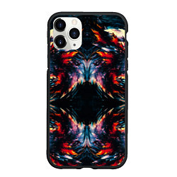 Чехол iPhone 11 Pro матовый KRISTALL, цвет: 3D-черный