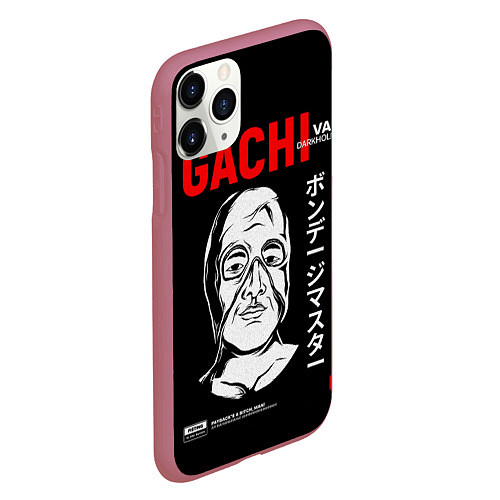 Чехол iPhone 11 Pro матовый Gachimuchi Van Darkholm / 3D-Малиновый – фото 2