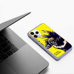 Чехол iPhone 11 Pro матовый ВСЕМОГУЩИЙ, цвет: 3D-светло-сиреневый — фото 2