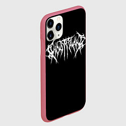 Чехол iPhone 11 Pro матовый GHOSTEMANE НА СПИНЕ, цвет: 3D-малиновый — фото 2
