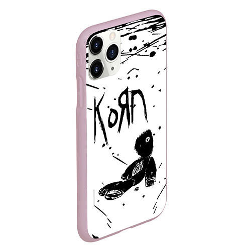 Чехол iPhone 11 Pro матовый Korn / 3D-Розовый – фото 2