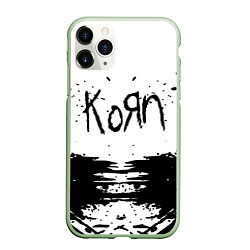 Чехол iPhone 11 Pro матовый Korn, цвет: 3D-салатовый