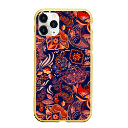 Чехол iPhone 11 Pro матовый Ornament-$