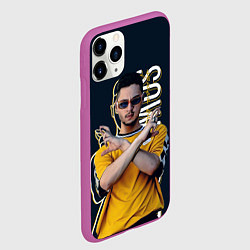 Чехол iPhone 11 Pro матовый Sqwoz bab, цвет: 3D-фиолетовый — фото 2