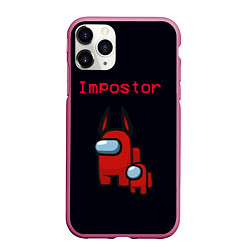 Чехол iPhone 11 Pro матовый Among us Impostor
