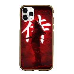 Чехол iPhone 11 Pro матовый NEON SAMURAI