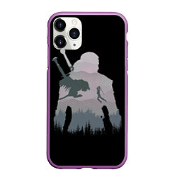 Чехол iPhone 11 Pro матовый The Witcher