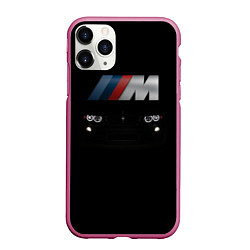 Чехол iPhone 11 Pro матовый BMW M, цвет: 3D-малиновый