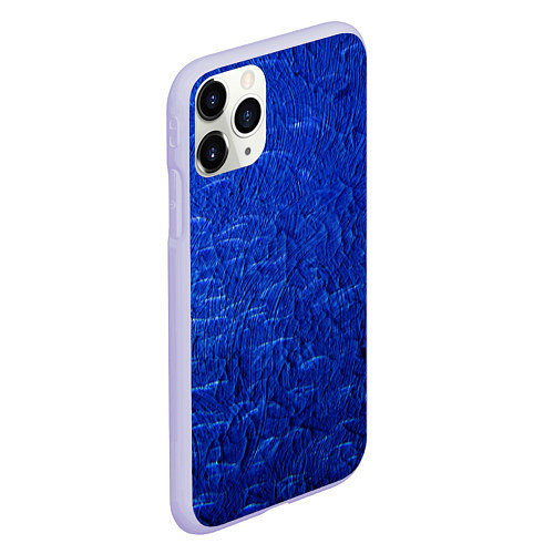 Чехол iPhone 11 Pro матовый Морской стиль / 3D-Светло-сиреневый – фото 2
