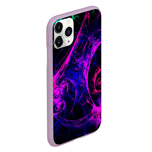 Чехол iPhone 11 Pro матовый GambaTR / 3D-Сиреневый – фото 2