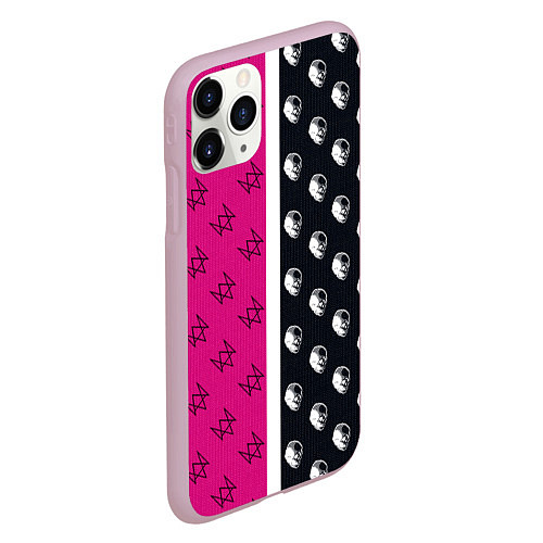Чехол iPhone 11 Pro матовый Watch dogs DeD Sec Z / 3D-Розовый – фото 2