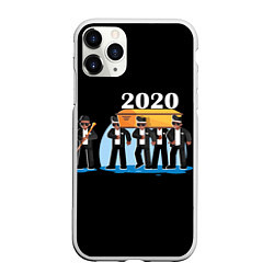 Чехол iPhone 11 Pro матовый 2020 не спасти, цвет: 3D-белый