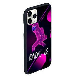 Чехол iPhone 11 Pro матовый Among Us, цвет: 3D-черный — фото 2