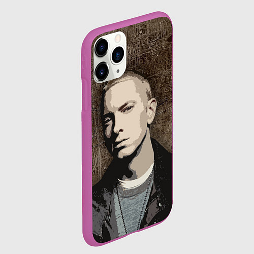 Чехол iPhone 11 Pro матовый EMIN?M / 3D-Фиолетовый – фото 2