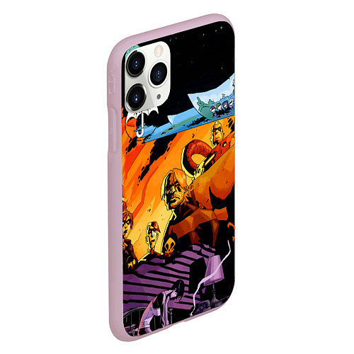 Чехол iPhone 11 Pro матовый The Umbrella Academy КОМИКСЫ / 3D-Розовый – фото 2