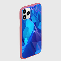 Чехол iPhone 11 Pro матовый NEON CRYSTALLS, цвет: 3D-малиновый — фото 2