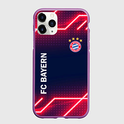 Чехол iPhone 11 Pro матовый БАВАРИЯ, цвет: 3D-фиолетовый