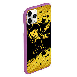 Чехол iPhone 11 Pro матовый BENDY AND THE INK MACHINE, цвет: 3D-фиолетовый — фото 2