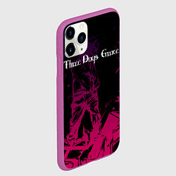 Чехол iPhone 11 Pro матовый THREE DAYS GRACE, цвет: 3D-фиолетовый — фото 2