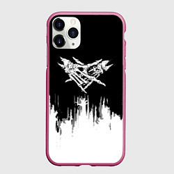 Чехол iPhone 11 Pro матовый Velial Squad, цвет: 3D-малиновый