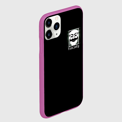 Чехол iPhone 11 Pro матовый MP ROBOT / 3D-Фиолетовый – фото 2