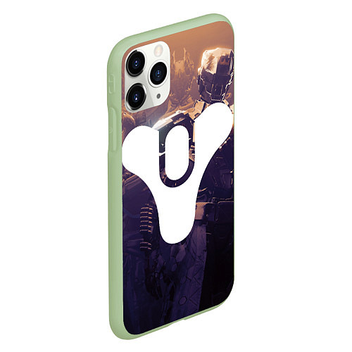 Чехол iPhone 11 Pro матовый DESTINY 2 / 3D-Салатовый – фото 2