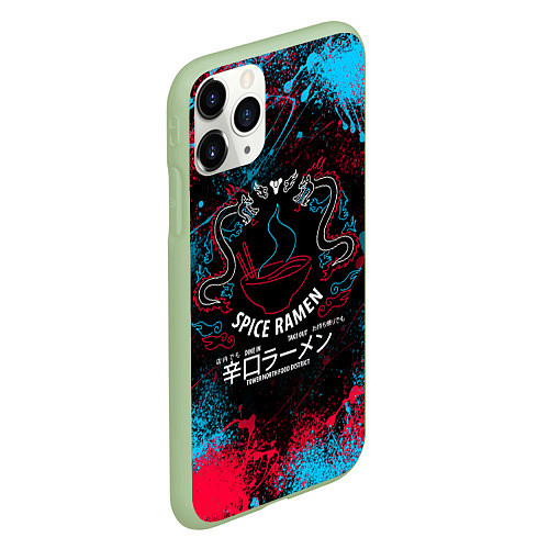 Чехол iPhone 11 Pro матовый SPICE RAMEN DESTINY 2 / 3D-Салатовый – фото 2