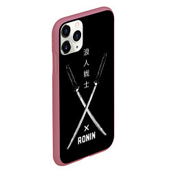 Чехол iPhone 11 Pro матовый Ronin, цвет: 3D-малиновый — фото 2