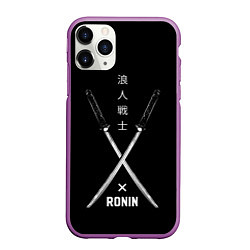 Чехол iPhone 11 Pro матовый Ronin, цвет: 3D-фиолетовый