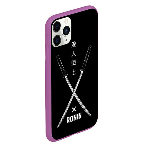 Чехол iPhone 11 Pro матовый Ronin / 3D-Фиолетовый – фото 2