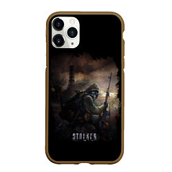 Чехол iPhone 11 Pro матовый S T A L K E R