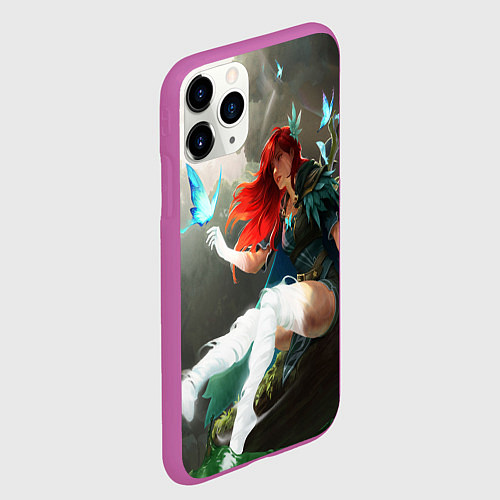Чехол iPhone 11 Pro матовый Windranger Dota / 3D-Фиолетовый – фото 2