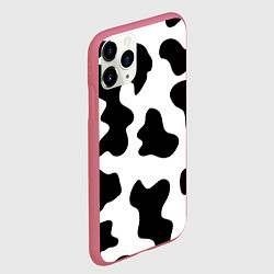 Чехол iPhone 11 Pro матовый Му-му, цвет: 3D-малиновый — фото 2