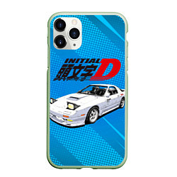 Чехол iPhone 11 Pro матовый INITIAL D, цвет: 3D-салатовый