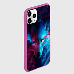 Чехол iPhone 11 Pro матовый ЗВЕЗДНЫЙ ВОЛК, цвет: 3D-фиолетовый — фото 2