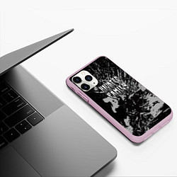 Чехол iPhone 11 Pro матовый Haunted Family лейбл Kizaru, цвет: 3D-розовый — фото 2