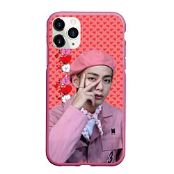 Чехол iPhone 11 Pro матовый BTS Ким Тэ Хён