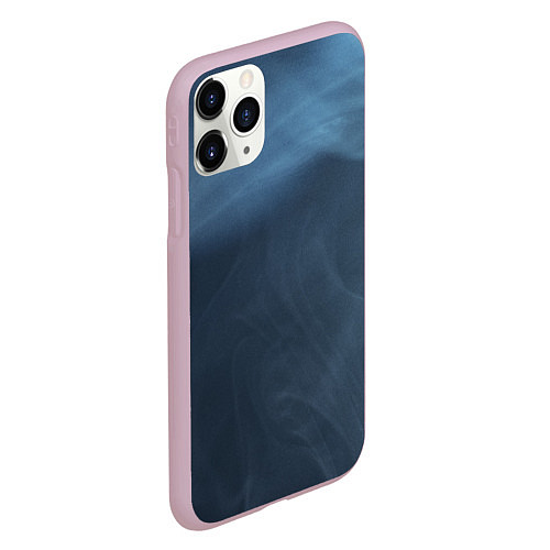 Чехол iPhone 11 Pro матовый Дымчатый / 3D-Розовый – фото 2