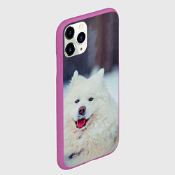 Чехол iPhone 11 Pro матовый САМОЕД, цвет: 3D-фиолетовый — фото 2