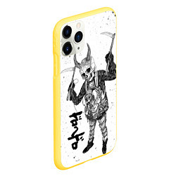 Чехол iPhone 11 Pro матовый DOROHEDORO, цвет: 3D-желтый — фото 2
