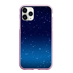 Чехол iPhone 11 Pro матовый Звездное небо