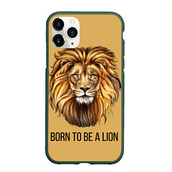 Чехол iPhone 11 Pro матовый Рождённый быть львом