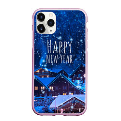 Чехол iPhone 11 Pro матовый Happy New Year