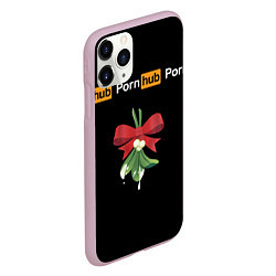 Чехол iPhone 11 Pro матовый XXXMAS PornHub, цвет: 3D-розовый — фото 2