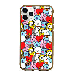 Чехол iPhone 11 Pro матовый BT21 BTS