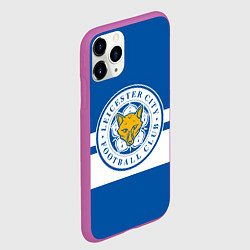 Чехол iPhone 11 Pro матовый LEICESTER CITY, цвет: 3D-фиолетовый — фото 2