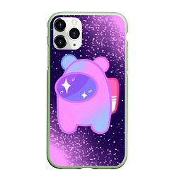 Чехол iPhone 11 Pro матовый AMONG US - SPACE